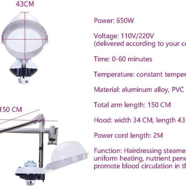 Wall Mounted Hair Steamer - Image 4